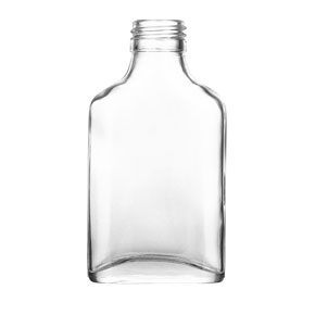 Бутылка стеклянная "Коньячная" 100мл, К-066, горловина B28