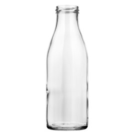 Бутылка стеклянная "Молочная", К-640, горловина TO43